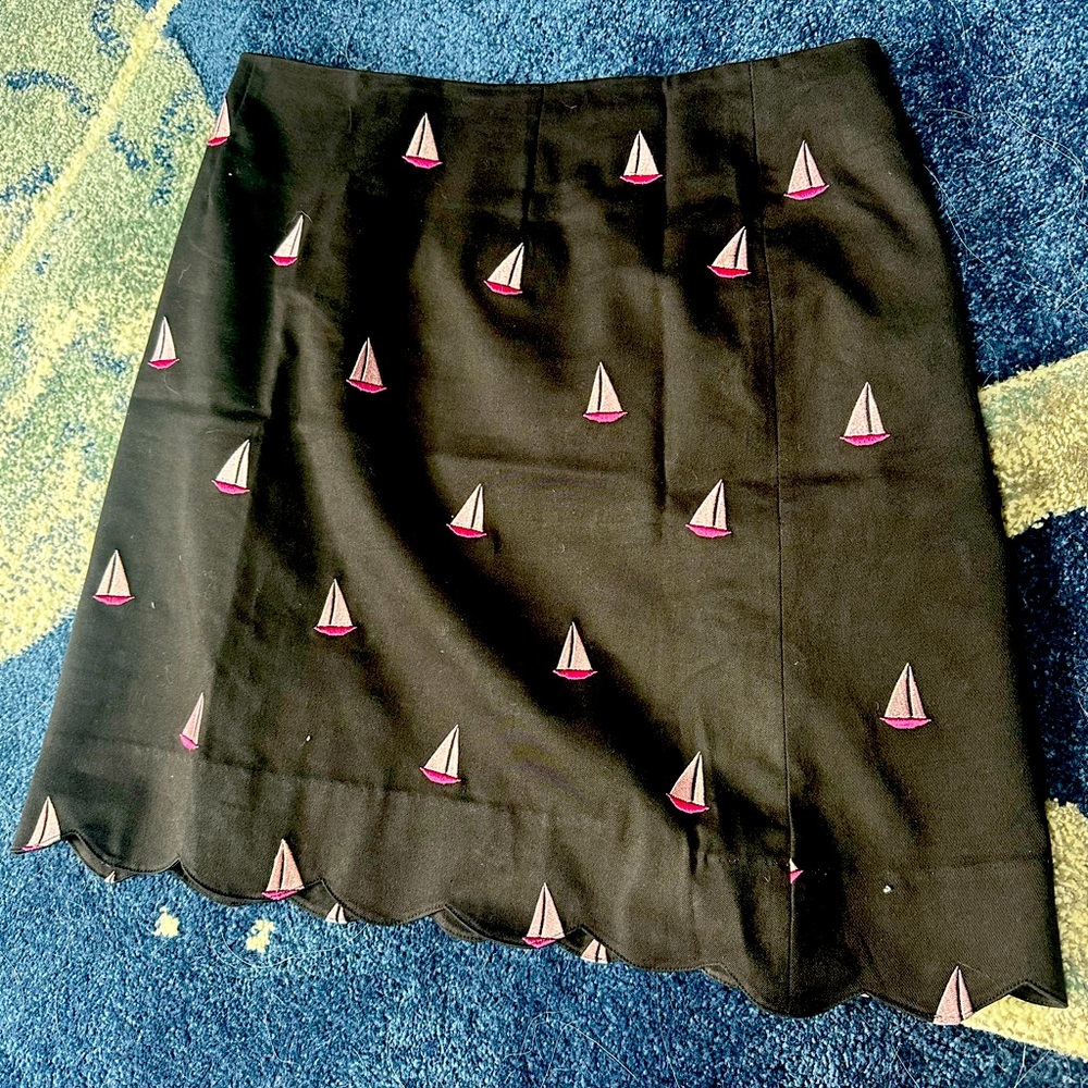 Lilly Pulitzer scalloped hem skirt